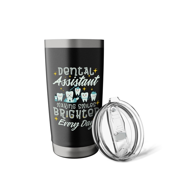 Dental Assistant Making Smiles Brighter, Dentist Dentistry Stainless Steel Insulated