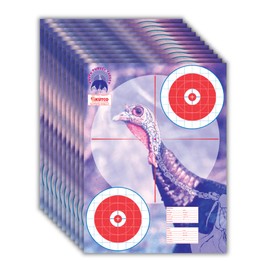18x24 Inch Full-Color Truth Turkey Shooting Target – Realistic Hunting Practice Paper Targets – High-Visibility for Rifle, Shotgun, and Archery Training (50)