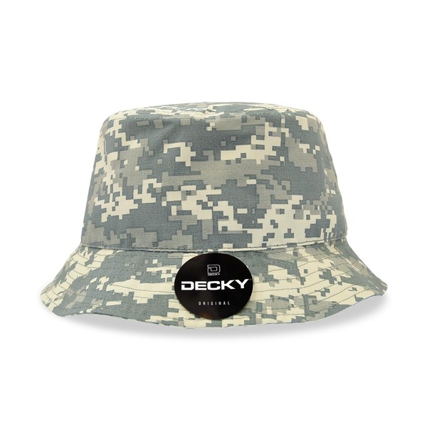 DECKY Standard Relaxed Ripstop Buckets, ACU, S_M, Multi