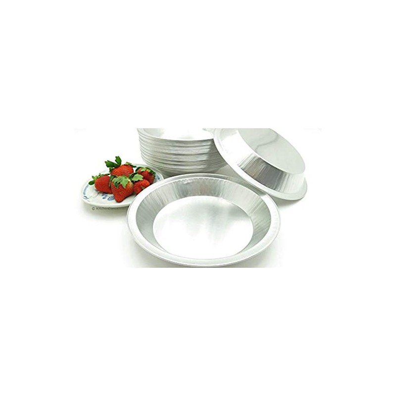 Handi-Foil 9" Smooth-Wall Aluminum Pie Pan Plate Tin -Heavy Duty