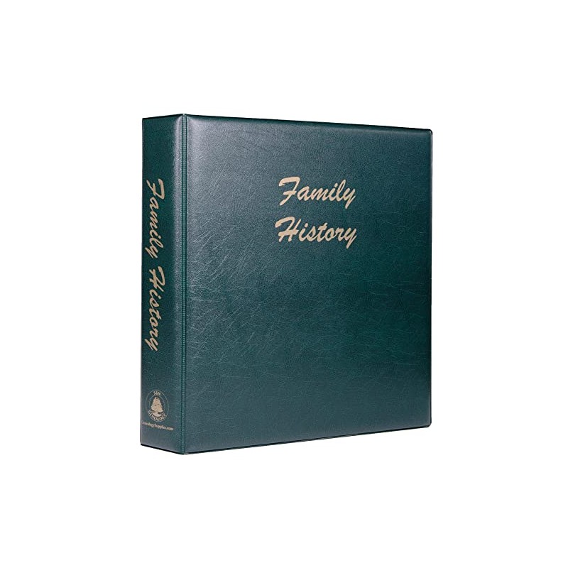 A4 Binder Family History (Green)