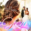 Yean Crystal Bridal Hair Comb Silver Rhinestone Wedding Hair Accessories