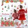 KOKOLAP Christmas Hanging Flower Snowflake Window Sticker Decor