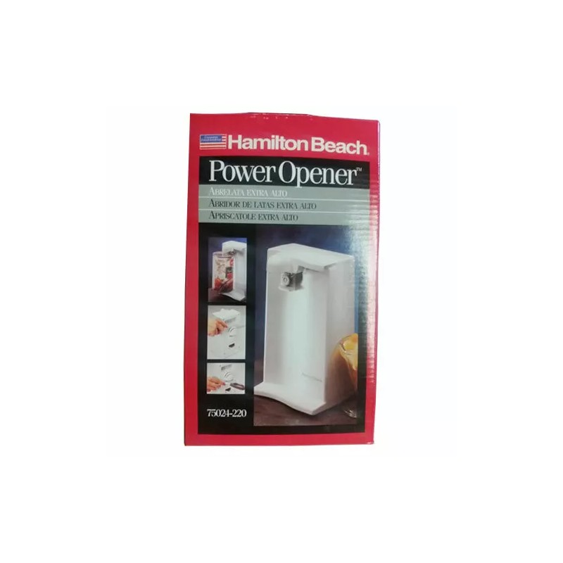 Hamilton Beach 75024 Power Opener - Extra Tall Can Opener