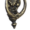 Relaxdays Antique Knocker, Cast Iron, Embellished Knocking Ring, For Front