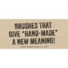 Iris Hantverk Oak and Horse Hair/Tampico Bath Brush with Handle