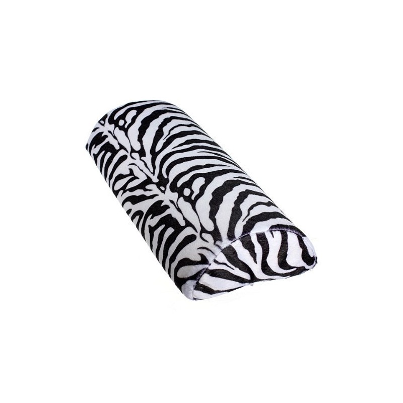 Safari-B Zebra Manicure Stripe Hand Rest Cushion Pillow Half Column