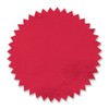 PaperDirect Plain Red Foil Embossing Serrated Edge Certificate Seals, 2