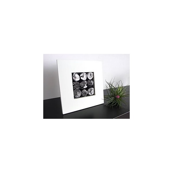 備長 Charcoal Frame White Type-C Functional and Stylish Japanese Object Decor Charcoal