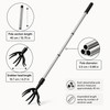 Stand-Up Weed Puller for Garden – 45-Inch Adjustable 4-Claw Root