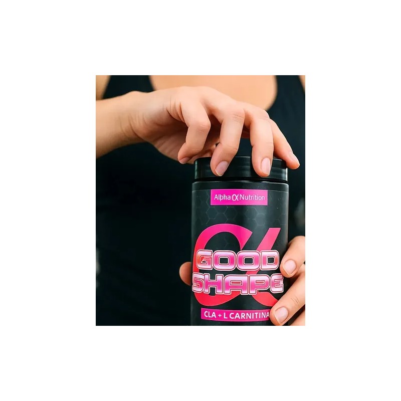 Cla Carnitina Good Shape Alpha Nutrition 90 Caps Sin Sabor