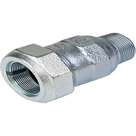 Gebo Armaturen Malleable Cast Iron Clamp Connector A, 1 Inch x 33.7 mm, 01.150.00.03