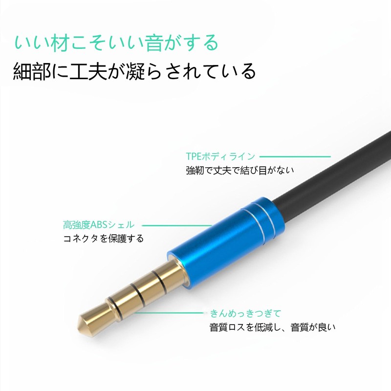 SZSL 3.5mm 1/2 Audio Distribution Cable, 4 Poles, TRRS Microphone