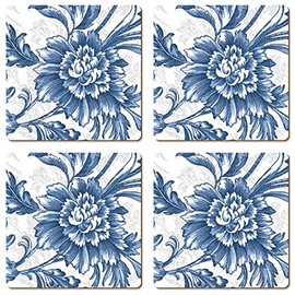 CALA Home "Spring Flowers" Coasters - Set of 4