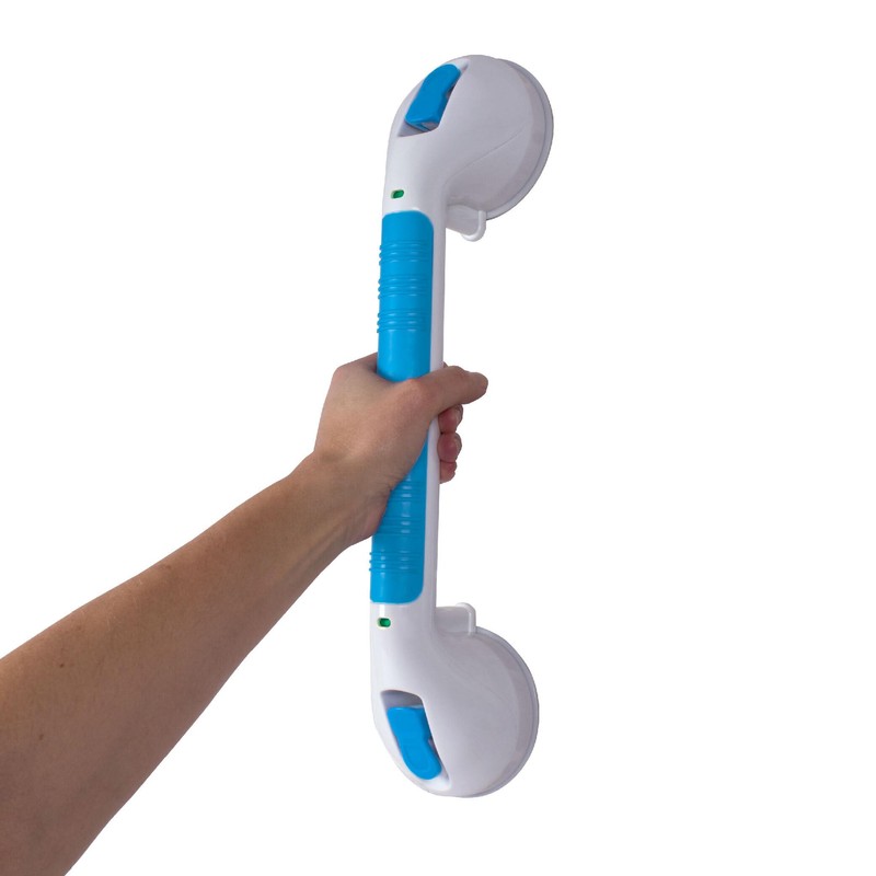 Carex Suction Shower Grab Bar – 16” Ultra Grip Shower