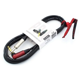 X-LEAD IC26PN030BK Platinum series,Very Quality Instrument cable for Guitar, Bass & Keyboards -Jack to Jack - Unbalanced cable - (3 m, black) - MADE IN ITALY by INCO