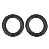 2pcs 6"/156mm Black Speaker Rubber Foam Edge Surround Ring Speaker