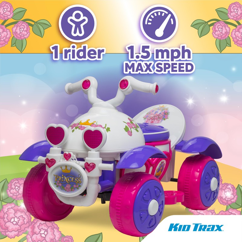 Kid Trax Royal Princess 6V Toddlers, Kids Ride On Toys