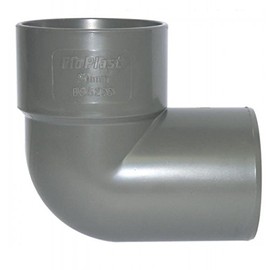 FLOPLAST Solvent Grey 50mm (56mm) Waste Conversion Bend