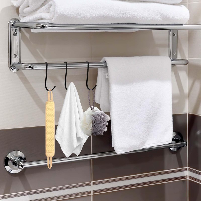20 Pcs Shelf Hooks Grid Wall Hooks for Wire Shelving