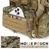 IronSeals Tactical Molle Horizontal Admin Pouch Multi-Purpose Laser-Cut EDC Tool
