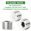 TAISHER 10 Pcs 304 Stainless Steel Internal Hex Thread Socket