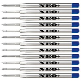 Ballpoint Pen Refills,12 Pieces, Point 0.7. Compatible with Parker Ball Pen. G2 Style Refill (12 x Blue Ink)