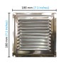AISI 316 Non-Magnetic Stainless Steel Air Vent Grille for Indoor