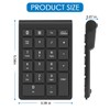 Foloda Bluetooth Number Pad, Wireless 10 Keys USB Number Numeric