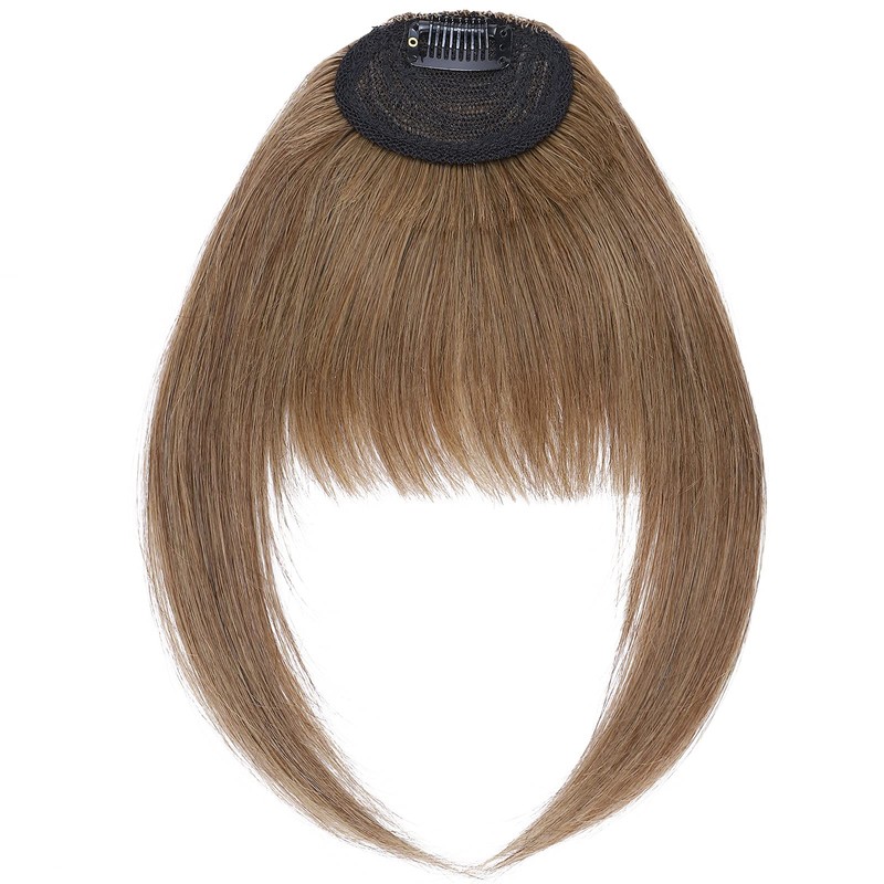SEGO Clip-In Real Hair Bangs, 100% Remy Hair, One Piece