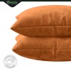 NEATERIZE Throw Pillow Covers 20x20 Burnt Orange - Fall Decor