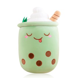 GWAWG Cute Cartoon Milk Tea Cup Plush Toy, Bubble Tea Plush Pillow, Cartoon Milk Tea Cup Pillow, Plush Toy Kids Adult Gifts