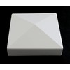 True 5x5 (127mm x 127mm) Plastic Pyramid Vinyl Fence Post
