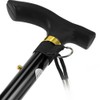 Comfkey Folding Lightweight Walking Stick - Adjustable Aluminum Metal Collapsible