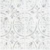 RoomMates TIL4623FLT StickTiles White Tin Peel and Stick Tile Backsplash,
