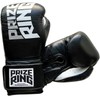 PRIZE RING "Professional SX" Boxing Gloves Genuine Leather Black (16oz)