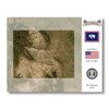 Wyoming Wall Decor - 14”x11” Canvas Print Featuring Topographic Map,