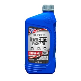 VP Racing Motor Oil, PowerSports, High Zinc, 4T, 10W40, Synthetic, 1 qt Bottle, Each