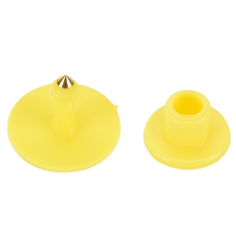 100PCS Animal Round Ear Tags Easy to Distinguish and Use