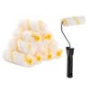 Bates- Paint Rollers, 4 inch Paint Roller with 10 Covers,