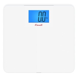 Escali High Capacity Anti-Slip Digital Bathroom Scale for Body Weight with Extra-High 562-lb Capacity, Batteries Included
