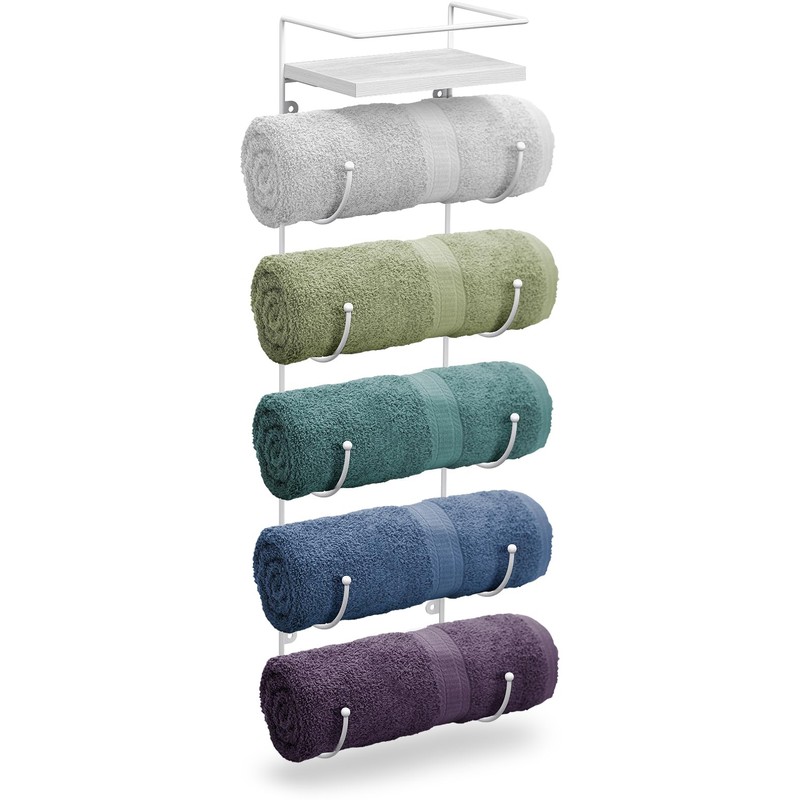 Sorbus Bathroom Towel Holder - 5 Tier Metal Towel Rack