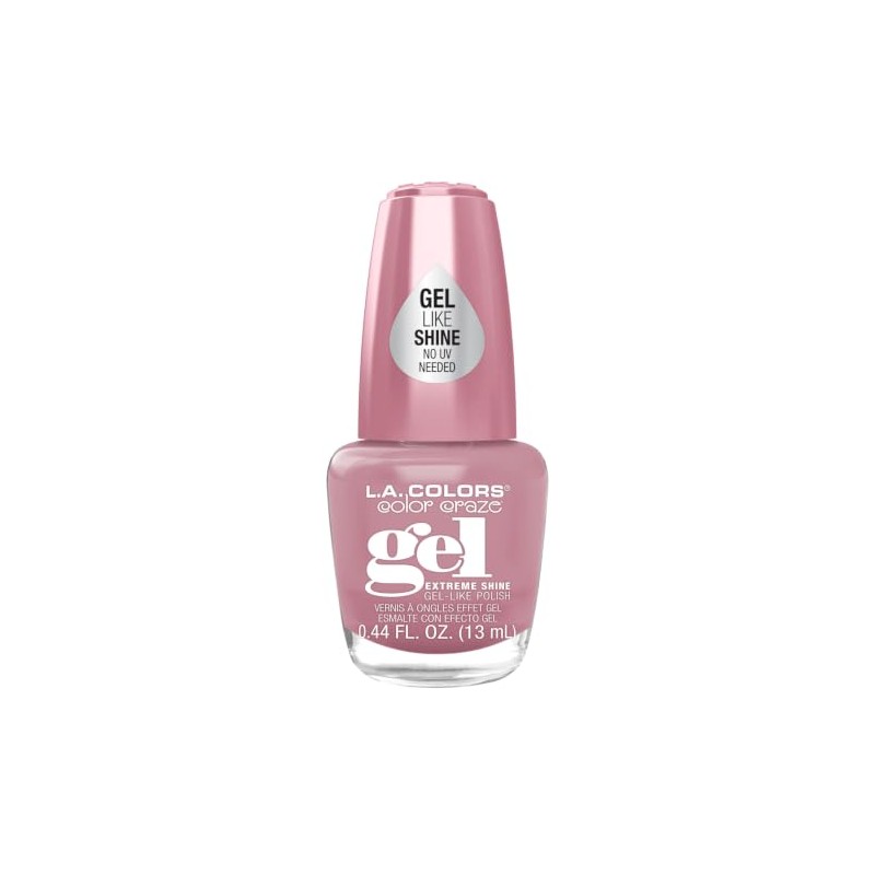 L.A. COLORS Nude Gel Polish, Dusty Rose CNL413