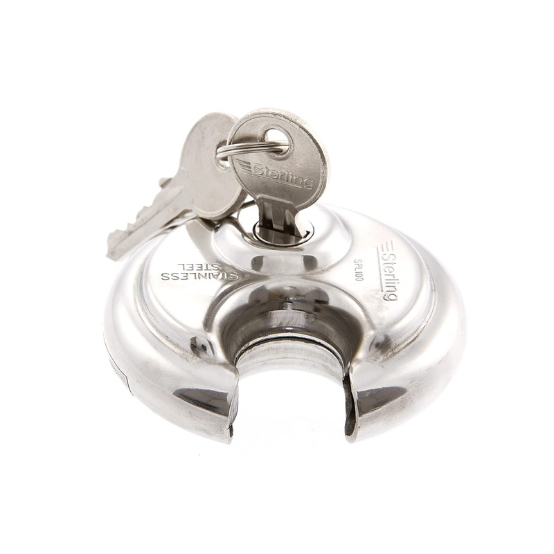Sterling SPL080 60 mm Disc Padlock , Grey