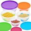 Southern Homewares 5 Piece Nested & Stackable Bowl/Food Storage Containers,