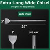 24-inch SDS Max 3 Inch Scaling Chisel - Perfect for