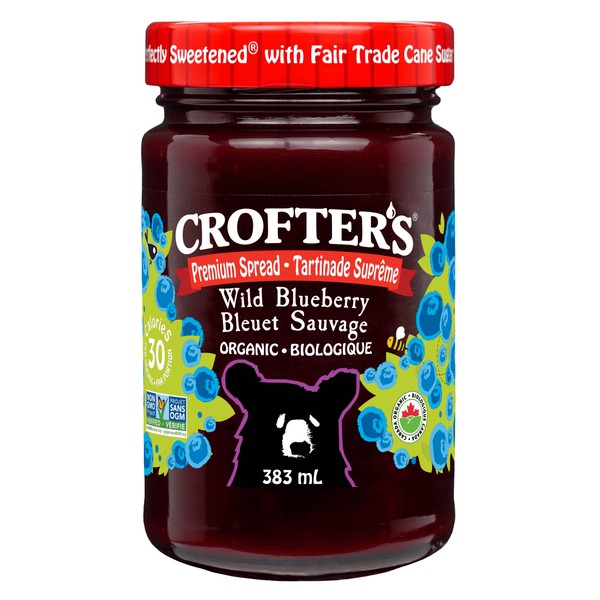 Crofter's Organic Crofters Organic Wild Blueberry Premium Spread 383 mL