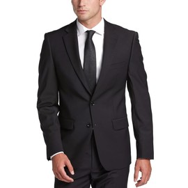 Adam Baker Men's 201 Classic Fit Suit Jacket, Black, 40R
