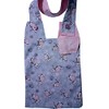 Catheter Night Bag Holder, Cover .100% Cotton. Cute Zebra Pattern.