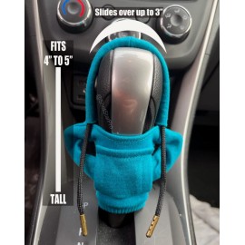 Shot Star Pro Shifter knob hoodie cover! Manual or Automatic, Universal car accessory BLUE